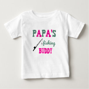 Papa's Vis Buddy Baby Tee (roze)
