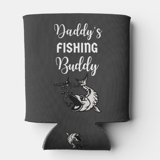 Papa's vismaatje blikjeskoeler (Achterkant)