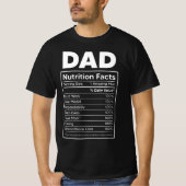 Papa's 'Voedingsfeiten' Label T-shirt (Voorkant)