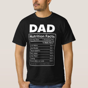 Papa's 'Voedingsfeiten' Label T-shirt