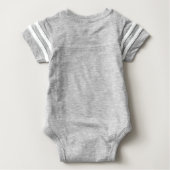 Papa's WCW grappig baby shirt (Achterkant)