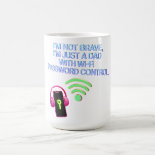 Papa's WiFi-kracht - Ik ben niet dapper, gewoon sl Koffiemok