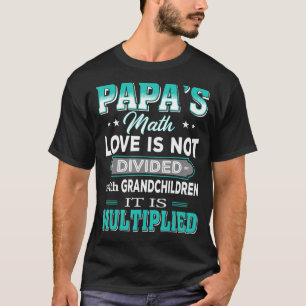 Papas Wiskunde Liefde T-shirt