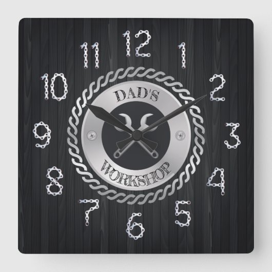 Papa's Workshop Handyman Klok (Voorkant)