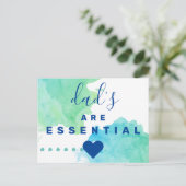 Papa's zijn essentieel briefkaart (Staand voorkant)
