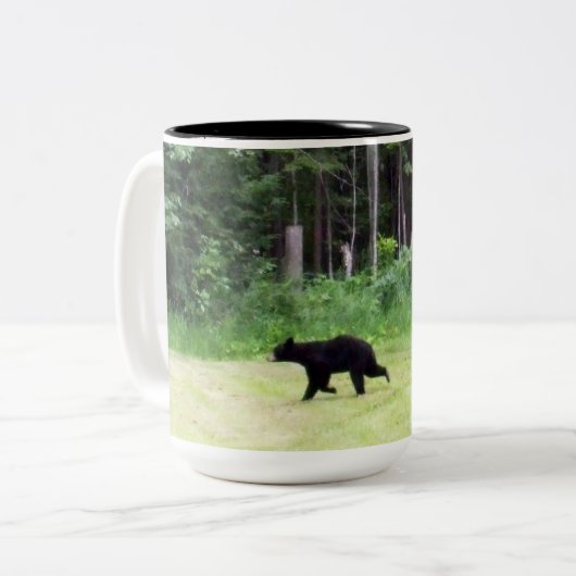 Papa's Zwart Beer Tweekleurige Koffiemok (Voorkant links)