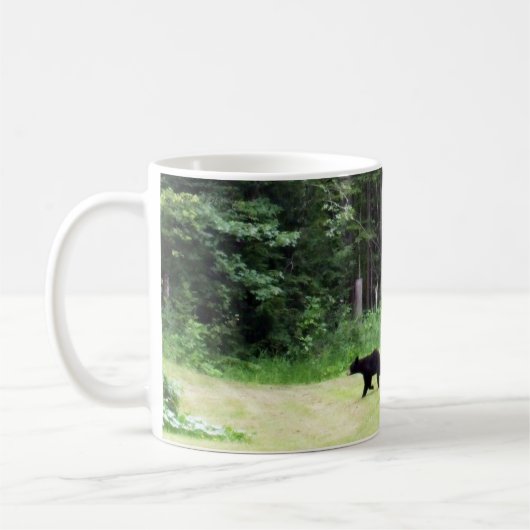 Papa's zwarte Beer Koffiemok (Links)