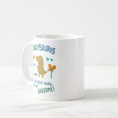 PapaSaurus Birthday of Vaderdag Koffiemok (Voorkant links)