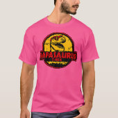 Papasaurus Dadasaurus Rex Funny Dino Dad T-shirt (Voorkant)