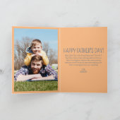 Papasaurus Dinosaur Strip Vaderdag Feestdagen Kaart (Binnen)