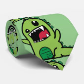 PAPASAURUS Dinosaur Stropdas (Opgerold)