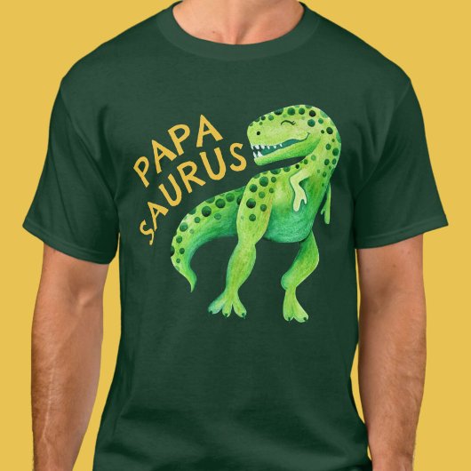 Papasaurus Dinosaurus Papa van de Verjaardags Jong T-shirt