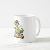 Papasaurus Funny Dad Koffiemok (Voorkant rechts)