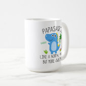 Papasaurus is een normaal maar Geweldige document  Koffiemok (Voorkant rechts)