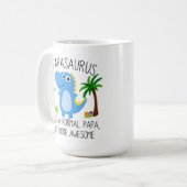 Papasaurus is een normaal maar Geweldige document  Koffiemok (Voorkant links)