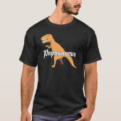 Papasaurus Pap Birthday Fathers Day T-shirt (Voorkant)