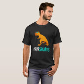 Papasaurus papa om te zijn t-shirt (Voorkant volledig)