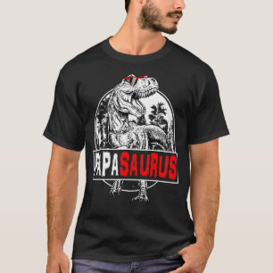 Papasaurus Rex Dinosaur Papa Saurus Family Matchi T-shirt