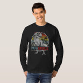 Papasaurus Rex Dinosaur Papa saurus Family T-shirt (Voorkant volledig)