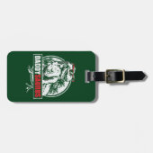 PapaSaurus T-rex Dinosaur Funny Fathers Day Bagagelabel (Voorkant horizontaal)