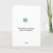 PapaSaurus T-rex Dinosaur Funny Fathers Day Kaart (Achterkant)