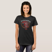 Papasaurus T Rex Papa Saurus Dinosaur voor Dinosau T-shirt (Voorkant volledig)