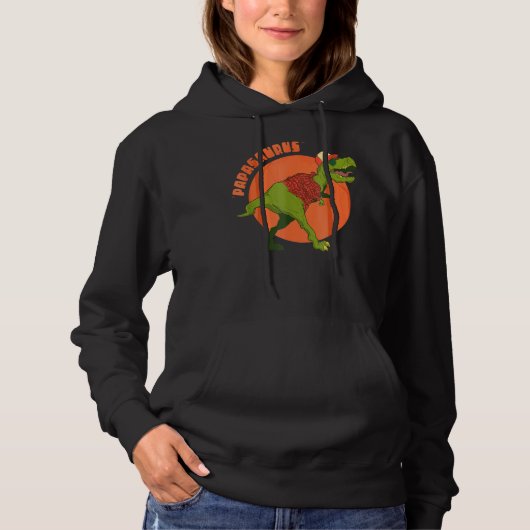 Papasaurus T-shirt T rex Papa Saurus Dinosaur Gran (Voorkant)