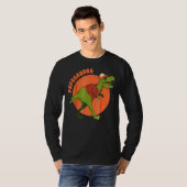 Papasaurus T-shirt T rex Papa Saurus Dinosaur Gran (Voorkant volledig)