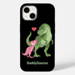 PapaSaurus Tyranosaurus Rex & Baby Girl Dino Case-Mate iPhone 14 Hoesje