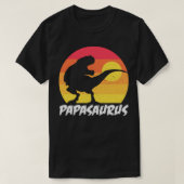 Papasaurus voor de dag van de vaders en alledag t-shirt (Design voorkant)