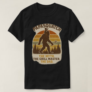 Papasquatch - De mythe. De meester van de grill. D T-shirt