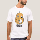 Papato Funny Potato Pun T-shirt (Voorkant)
