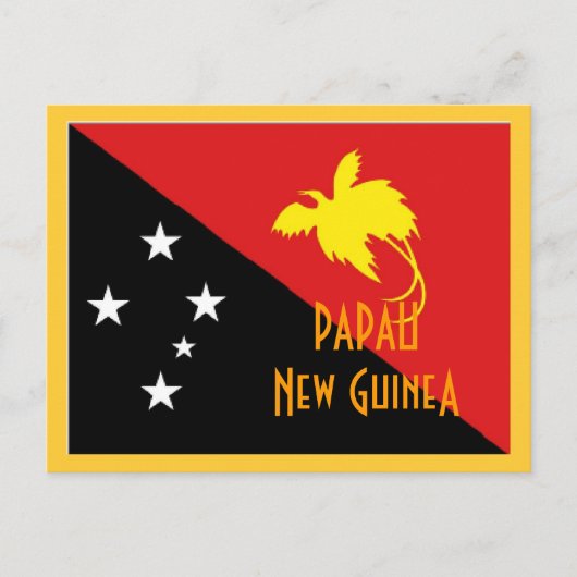 Papau-Nieuw-Guinea Briefkaart (Voorkant)