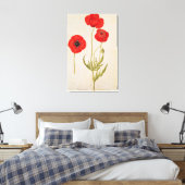 Papavar rhoeas, c.1568 canvas afdruk (Insitu (Slaapkamer))