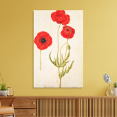 Papavar rhoeas, c.1568 canvas afdruk (Insitu (Woonkamer))