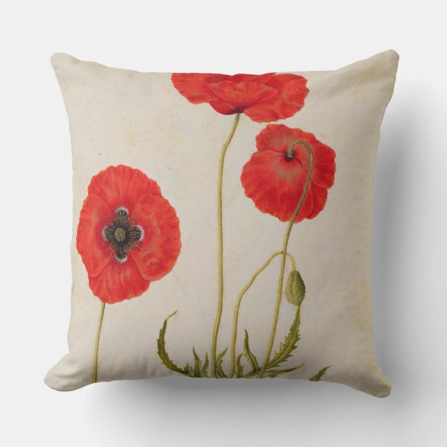 Papavar rhoeas, c.1568 kussen (Voorkant)
