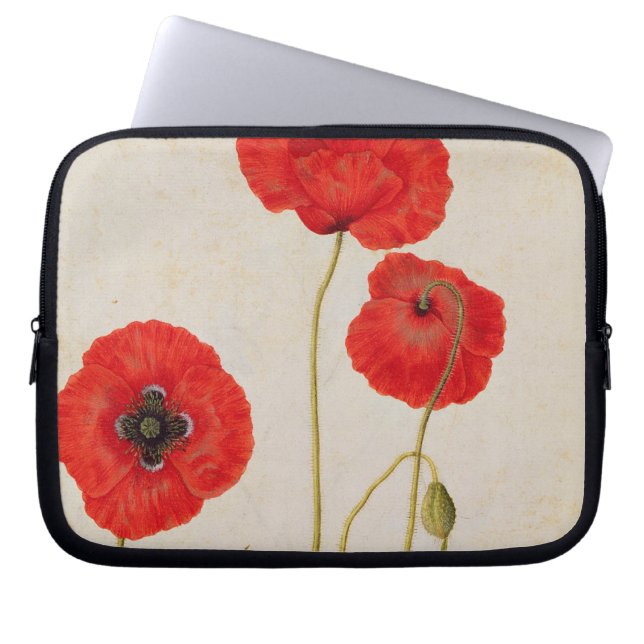 Papavar rhoeas, c.1568 laptop sleeve (Voorkant)