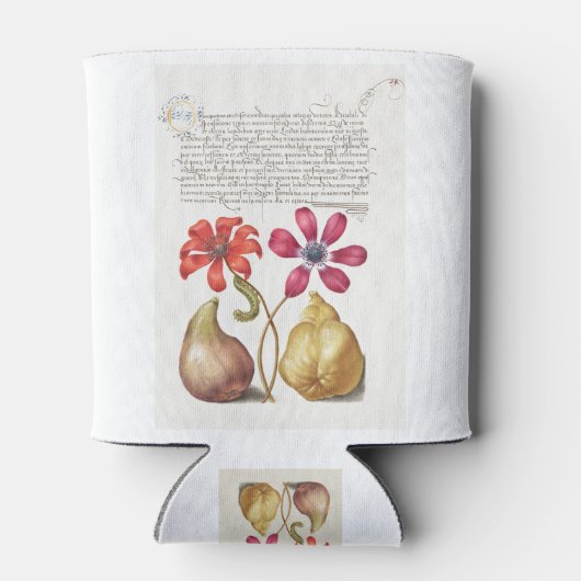 Papaver Anemonen, Caterpillar, Fig, en Quince Blikjeskoeler (Achterkant)