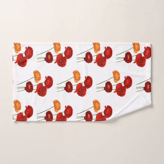 papaver bad handdoek (Handdoek)