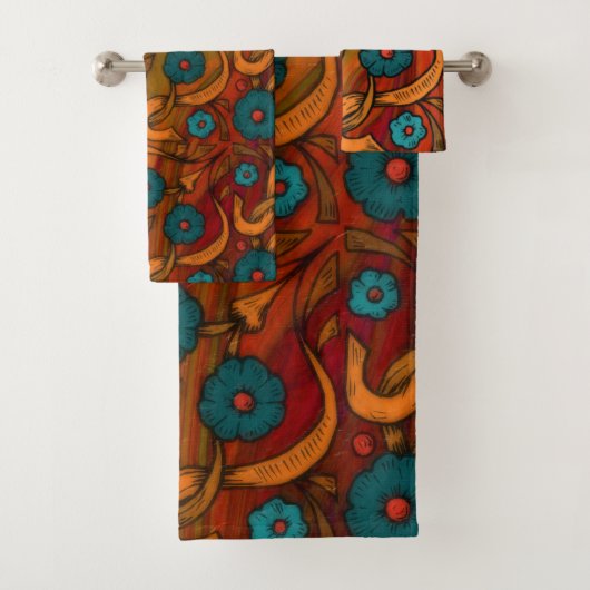 papaver bad handdoek (Insitu)