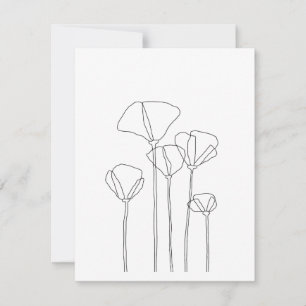 papaver bedankkaart