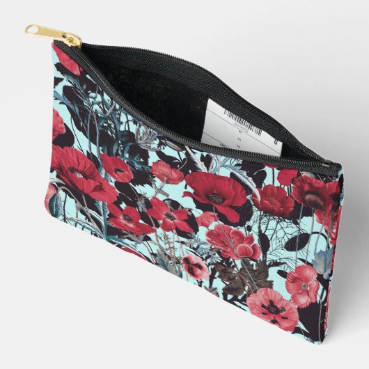 Papaver bloemmotief etui (Open)