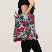 Papaver bloemmotief tote bag (Dichtbij)