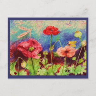 papaver briefkaart