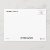 papaver briefkaart (Achterkant)