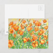 papaver briefkaart (Voorkant / Achterkant)