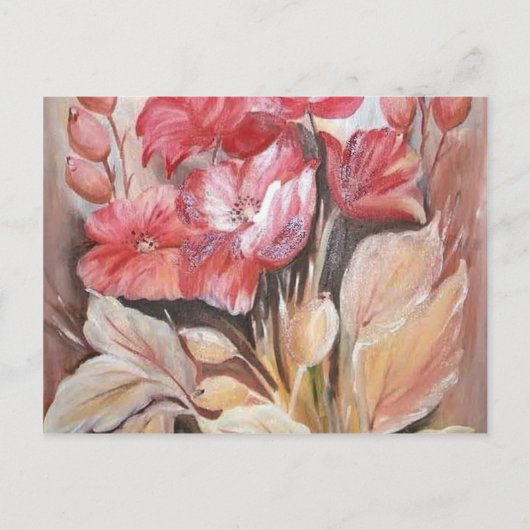 papaver briefkaart (Voorkant)