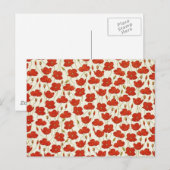  papaver briefkaart (Voorkant / Achterkant)