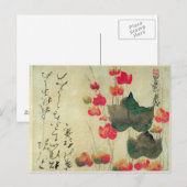 papaver briefkaart (Voorkant / Achterkant)