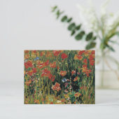 papaver briefkaart (Staand voorkant)